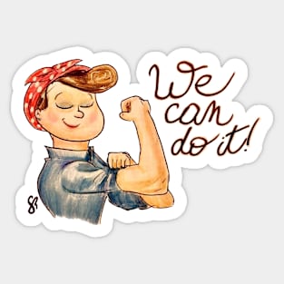 We Can Do It Sticker